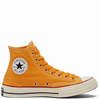 Férfi Converse Italian Crafted Dye Chuck 70 Magasszárú Cipő CO9860712 Sárga